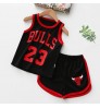 New Kids Boys Sleeveless Basketball Jersey Summer Clothing Sets Children Two Piece Vest +Shorts Clothes Set for Sport Wear