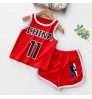 New Kids Boys Sleeveless Basketball Jersey Summer Clothing Sets Children Two Piece Vest +Shorts Clothes Set for Sport Wear