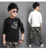 New children's clothing children's spring and autumn sports suit boys military uniforms spring camouflage two-piece suit