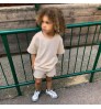 conyson wholesale two piece kids jogger clothes set cotton short sleeve custom boys clothing sets summer kids sweatsuits