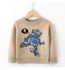 New style European and American autumn winter children's cartoon knitted baby boy pattern Pullover Sweater kid clothing