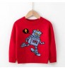 New style European and American autumn winter children's cartoon knitted baby boy pattern Pullover Sweater kid clothing
