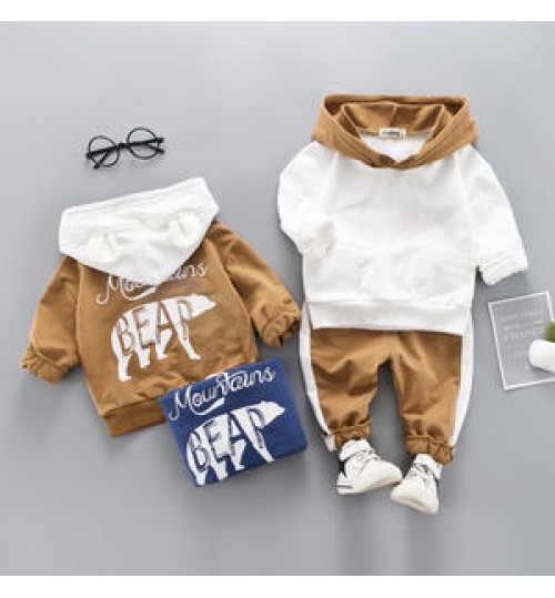 LZH Kids Clothing Spring Autumn Toddler Baby Boys Clothes Sport Suit Children's Girls Boys Clothing Sets 1 2 3 4 Year