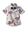 Hot Sale Cotton Toddler Kids Clothes 2pcs Clothing Sets Summer Short Sleeve Boys Suits