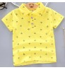 Baby Boys Polo Shirts Summer Short Sleeve Tshirts for Boys Cotton Breathable Kids Tops Outwear Print Kids Shirt Boy Clothing