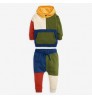 2022 Kids Outfit Set Color Block Private Label Baby Boys Sets Clothes Kids Fall Clothing