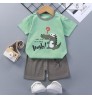 Summer European Style Cotton Kids Print Baby Boy Clothes Sets Children's Clothing Sets Children's wear