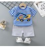 Summer European Style Cotton Kids Print Baby Boy Clothes Sets Children's Clothing Sets Children's wear