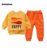 Wholesale winter baby clothes set long sleeve pants cotton boy suit 2pcs baby clothing sets clothes