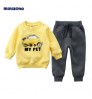 Wholesale winter baby clothes set long sleeve pants cotton boy suit 2pcs baby clothing sets clothes