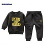 Wholesale winter baby clothes set long sleeve pants cotton boy suit 2pcs baby clothing sets clothes