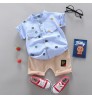 children's suit Boy's Clothing Sets Children's short-sleeved pants suit Cartoon breathable thin section Variety T-shirt set