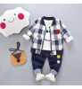 Hao Baby Manufacturers Cotton Children's Clothing Boys and Girls Three Sets of Children's Suits Casual Children's Clothes