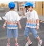 Max High Quality Children's Suits Boys' Summer Clothes Children's Kids Clothing Summertrendy Children's Clothing