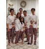 Wholesale family matching outfits Custom Print Xmas Warm Soft Pyjamas set christmas pajamas family