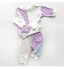 High quality family matching clothes custom color block mommy and me sets family outfits matching mother and daughter