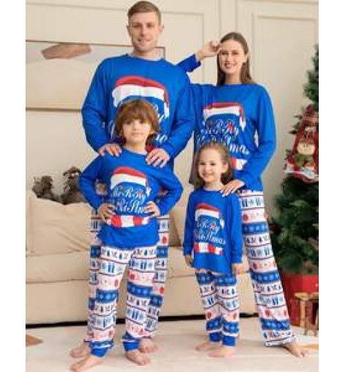 Hongbo Family Matching Outfits Long Sleeve Shirts Top And Pants Mommy And Me Pajama Sets Mommy and Me Outfits