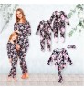 High Quality New Cute Nighty family matching outfits Women Pajamas Sleepwear Parent-child pajamas set mommy and me outfits