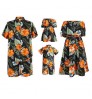 B204065 Vacation travel family outfit family matching shirt suit dress father and son Mum daughter matching outfits