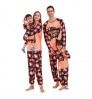 Wholesale Designer Winter Warm Soft Blank Cotton Halloween Christmas Pajamas Family Matching Outfits 2022