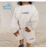 Custom Mommy And Me family Matching Outfits Loungewear Plain Color Crew Neck Loose Fit Unisex Pullover Casual 2 Piece Shorts Set