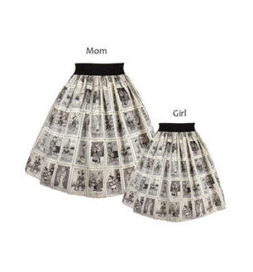 Factory Wholesale Spring Family Matching Outfits Mommy And Me Clothes 2pcs Skirts Mom And Daughter Set