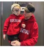 Family mother and daughter matching outfits clothes 100% cotton custom printing hoodies jogger suit