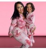 Fall mommy and Me Outfits Tie Dye Hoodie 2pcs Long Pants Sets Family Matching Set Women Hoodies Two Piece Sets