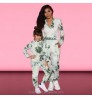 Fall mommy and Me Outfits Tie Dye Hoodie 2pcs Long Pants Sets Family Matching Set Women Hoodies Two Piece Sets