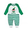 New Arrival Family Christmas Pajamas High Quality Comfort Fabric Loungewear Pattern Print Stripe Family Matching Outfits