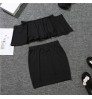 Family Matching Outfits Summer Ruffle Tops Off Shoulder T-shirt Skirt Dress Set For Mother And Me Family Matching Clothes