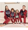 2022 New Little Monster Letters Family Matching Outfits Christmas Parent-Child Dress For Family Homewear Pajamas Set