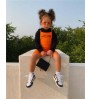 2022 Solid color baby girl mommy and daughter matching sets family matching outfits mommy and me clothing summer outfits