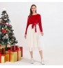 2022 wholesale Europe new hot selling Christmas mom and me velvet dress dad shirt wear matching family clothes outfits