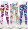 Wholesale Summer 2-12Y Children Print Butterfly Tights Kids Stretch Pants Fashion Outdoor Travel Trousers Girls Skinny Leggings