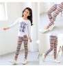Wholesale Summer 2-12Y Children Print Butterfly Tights Kids Stretch Pants Fashion Outdoor Travel Trousers Girls Skinny Leggings