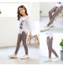 Wholesale Summer 2-12Y Children Print Butterfly Tights Kids Stretch Pants Fashion Outdoor Travel Trousers Girls Skinny Leggings