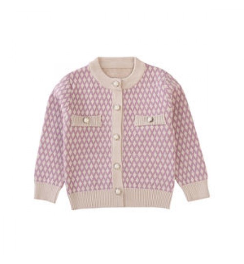 Directly provided by the manufacturer stylish sweater custom hand knitted girls cardigan design