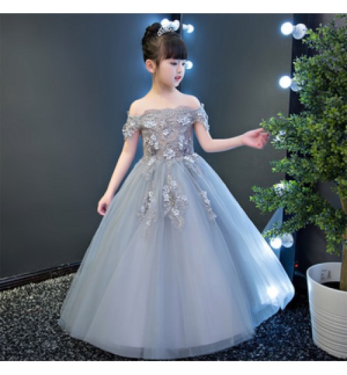 Girls New Trend Girls Party Wear Flower Girl Summer Sequin Princess Girls Evening Wedding Birthday Party Dresses