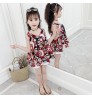 Skirt shorts suit printing new girl princess skirt children's clothing children's skirt dress girl kids clothing sets