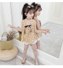Skirt shorts suit printing new girl princess skirt children's clothing children's skirt dress girl kids clothing sets