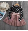 New Arrival Latest Design Baby Girl Dress Spring Fall Kids Dresses Casual Princess Dress Baby Girl Clothing
