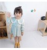 Children's Clothing Girls Dress Children's Plaid Doll Collar Princess Dress Shirt Children's Autumn Dress Spring and Autumn Full