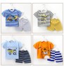 Children's short-sleeved suit cotton summer new baby summer clothes T-shirt clothes boys girls shorts clothing kids clothing
