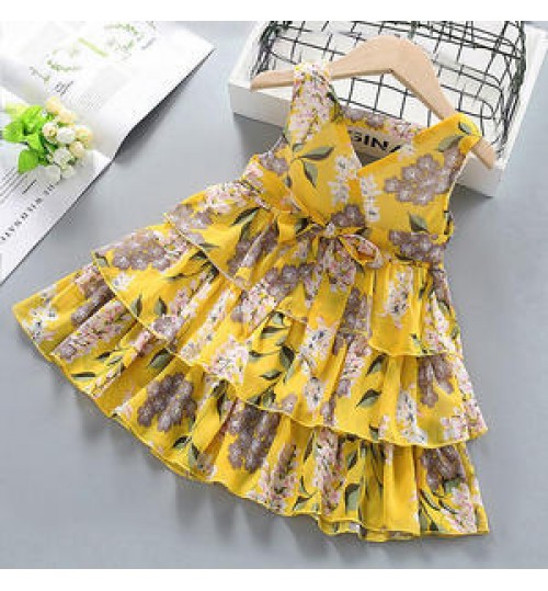 Kids Clothing Girls Dresses In Summer Lawn Kids Flower Girl Dresses Gown For Children Wearing