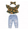 Bulk wholesale baby girls clothing set fashion kid clothing hot sale