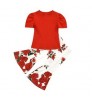 Bulk wholesale baby girls clothing set fashion kid clothing hot sale