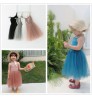 lace baby spanish dresses party pink girls dress ruffles wholesale kids clothing children's clothes 2 to 6 Years