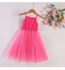 lace baby spanish dresses party pink girls dress ruffles wholesale kids clothing children's clothes 2 to 6 Years