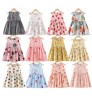 Summer Toddler girls clothings Cute flora printing clothings dress Leisure Cotton kids clothings wholesale factory price